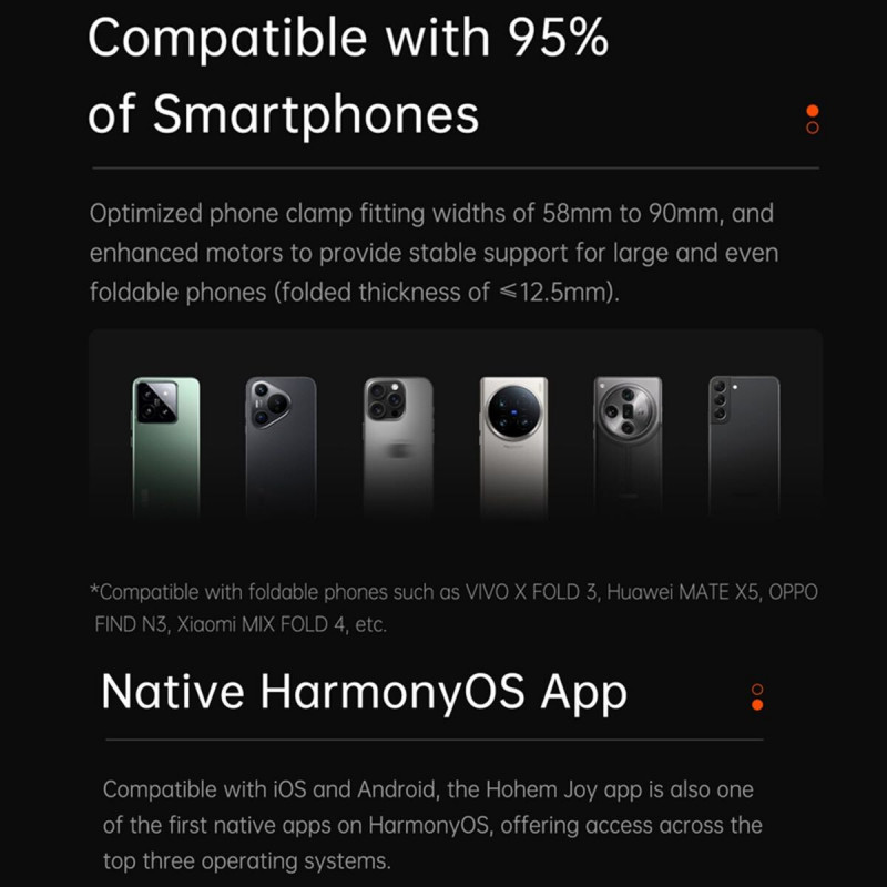 Bildstabilisator fürs Smartphone Hohem HPG-M7