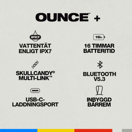 Tragbare Bluetooth-Lautsprecher Skullcandy 2SKSK2010B0L2 Schwarz 20 W