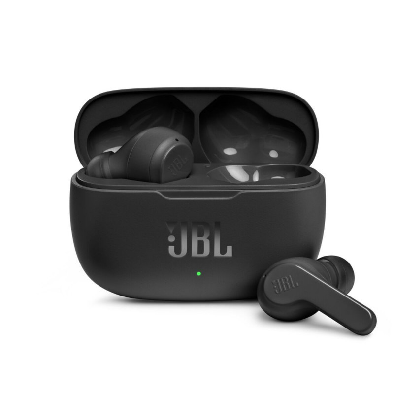 Auriculares Inalámbricos con Estuche de Carga JBL Wave 200 Negro Inalámbrico