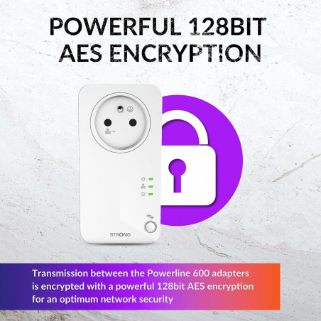 Adattatore PLC STRONG POWERLINE 600 TRIPLE PACK