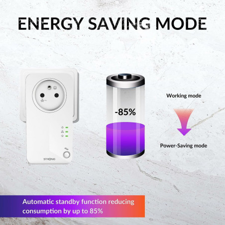 Adaptador PLC STRONG POWERLINE 600 TRIPLE PACK