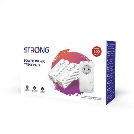 Adattatore PLC STRONG POWERLINE 600 TRIPLE PACK