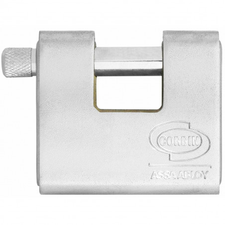 Candado de llave CORBIN Rectangular Latón Acero Blindado
