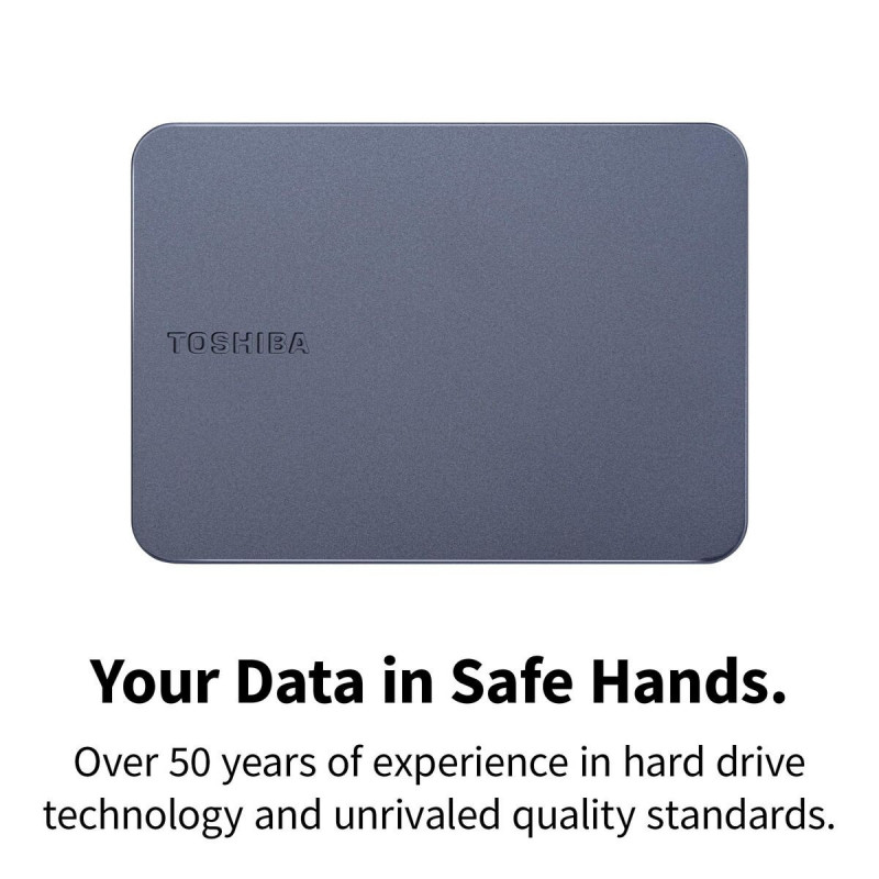 Hard Disk Esterno Toshiba HDTX240EK3CA Nero 4 TB HDD Conchiglia Magnetica