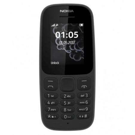 Téléphone Portable Nokia 105 DualSIM 1,45" Noir