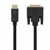 DisplayPort-Kabel zu DVI Aisens A125-0463 Schwarz 3 m