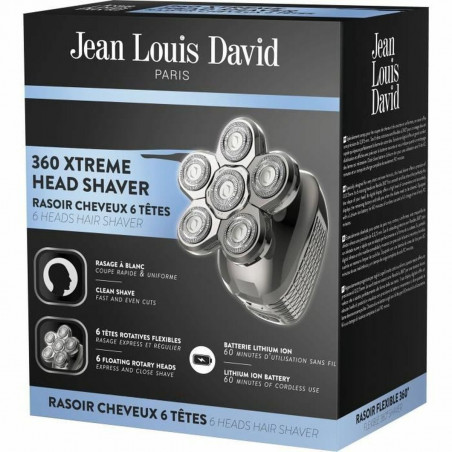 Rasoio per capelli Jean Louis David JLD 360 XTREME HEAD SHAVER 6 Pezzi
