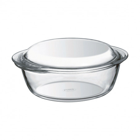 Caçarola com Tampa Pyrex 1,4 L 18 x 9 x 21 cm Branco Transparente Vidro
