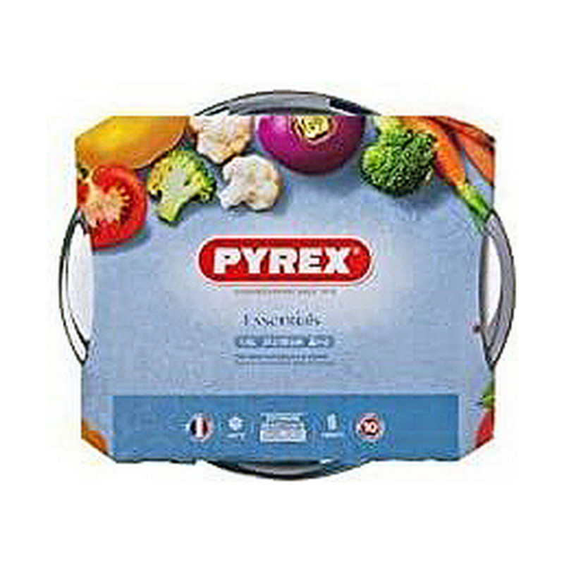 Caçarola com Tampa Pyrex 1,4 L 18 x 9 x 21 cm Branco Transparente Vidro
