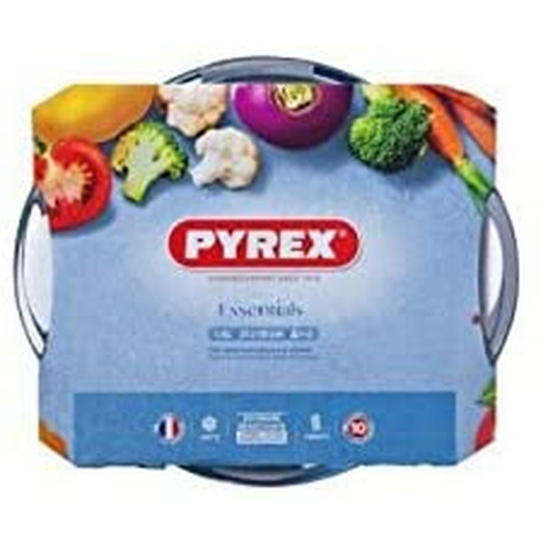 Caçarola com Tampa Pyrex 1,4 L 18 x 9 x 21 cm Branco Transparente Vidro