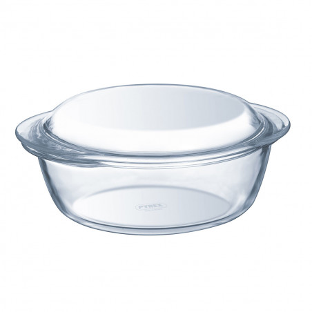 Caçarola com Tampa Pyrex 1,4 L 18 x 9 x 21 cm Branco Transparente Vidro