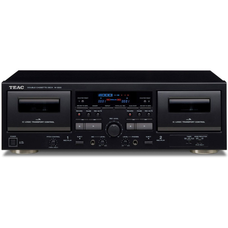 Rádio Cassete Teac W-1200-B