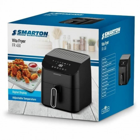 Fritadeira de Ar Smarton FR 450 Preto 1350 W 4,5 L