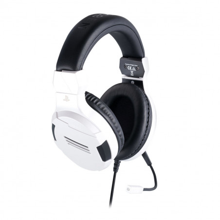 Gaming Headset mit Mikrofon Big Ben Interactive PS4OFHEADSETV3WHITE Weiß Schwarz/Weiß