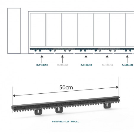 Metal guides Avidsen 104452