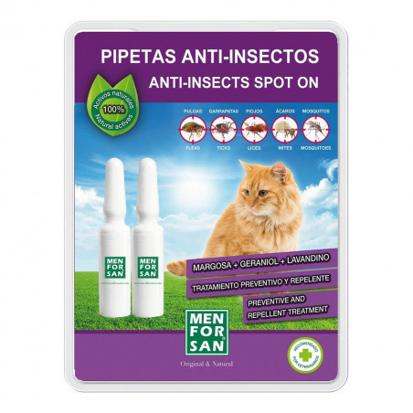 Insect repellant Menforsan herbal Cat Pipettes 2 Units