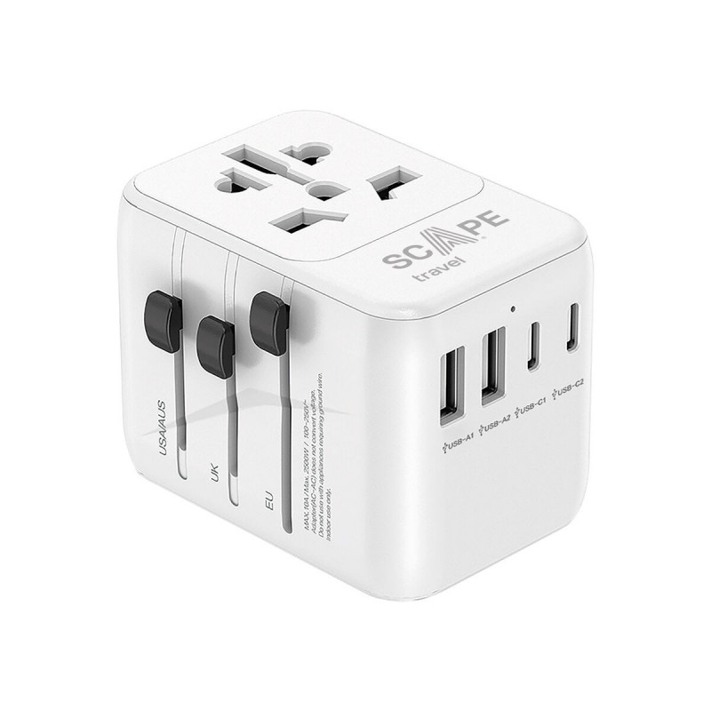 Plug adapter Scape Travel 651UC Plastic
