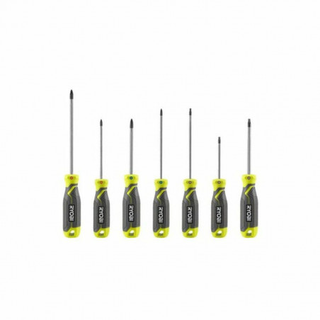 Conjunto de Chaves de Fendas Ryobi RHSDS 7 Peças