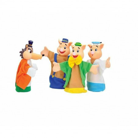Marioneta de Peluche 3 Little Pigs