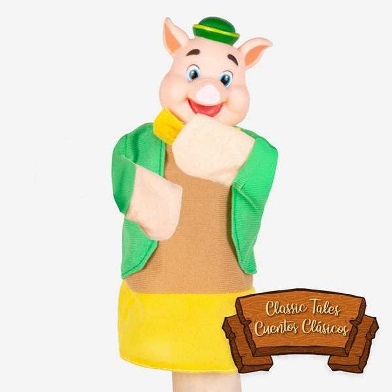 Pupazzo di Peluche 3 Little Pigs