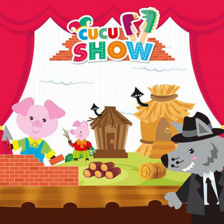 Marioneta de Peluche 3 Little Pigs