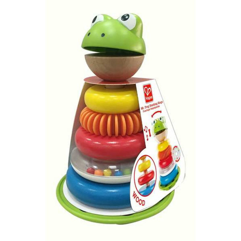 Blocos Empilháveis Hape Sr Frog Multicolor