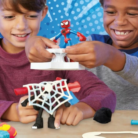 Jogo de Plasticina Play-Doh Spider-Man Slash Attack Multicolor