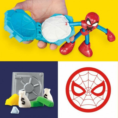 Jogo de Plasticina Play-Doh Spider-Man Slash Attack Multicolor