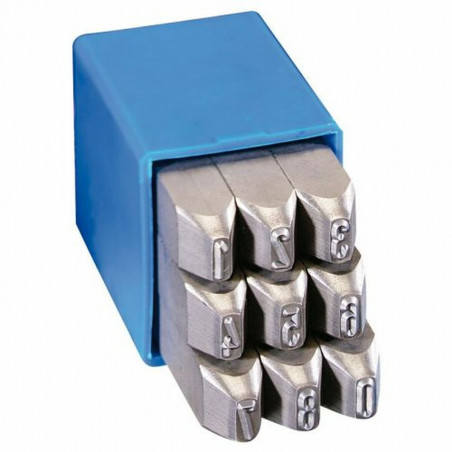 Juego numeración Gravurem Special 2,5, 4, 5, 6, 8 mm