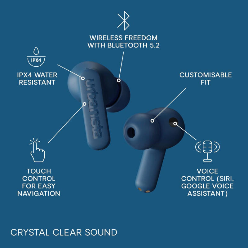 Bluetooth in Ear Headset Urbanista Atlanta Blau