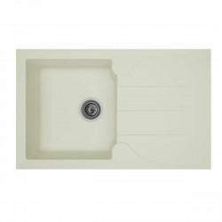 Lavello da Una Vasca con Scolapiatti Stradour Bianco