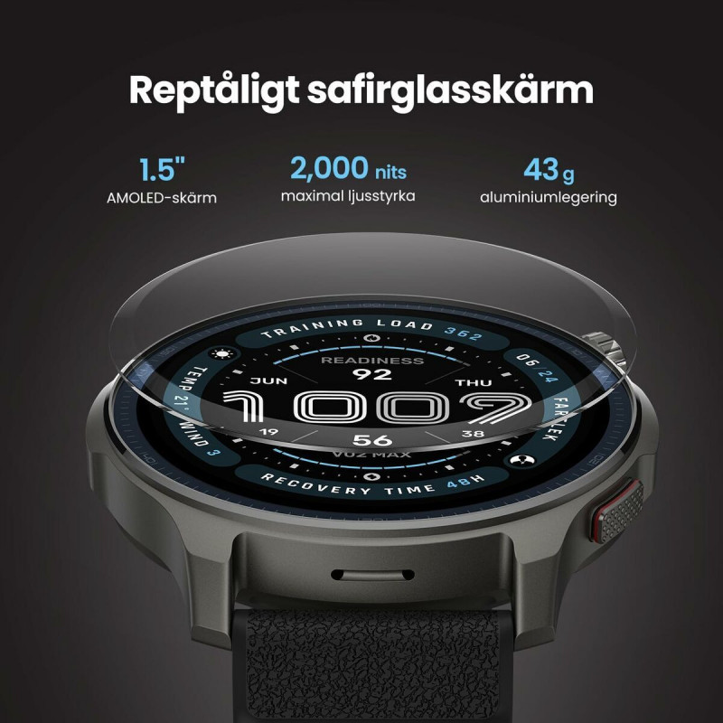 Smartwatch Amazfit Balance 2 Black Grey 1,5"