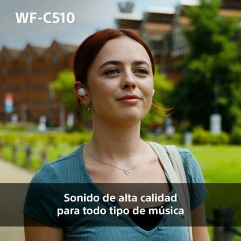 Auriculares Sem Fios com Estojo de Carregamento Sony WF-C510 Preto