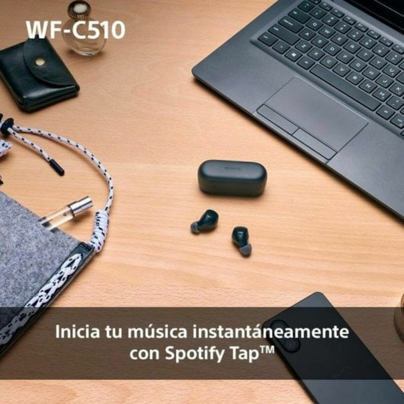 Auricolari Wireless con Custodia di Ricarica Sony WF-C510 Nero