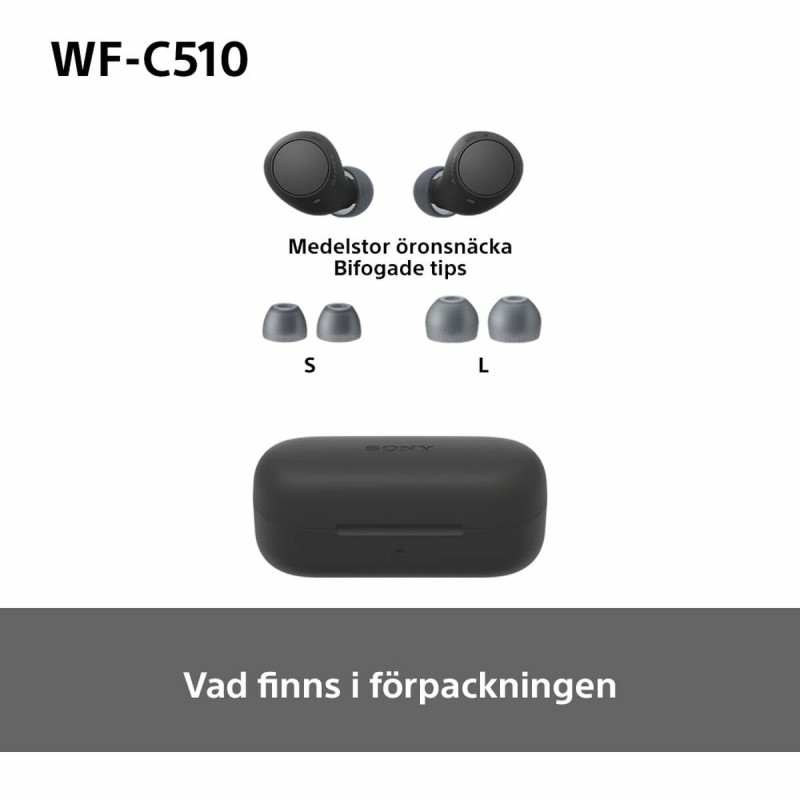 Wireless Earphones with Charging Case Sony WF-C510 Black