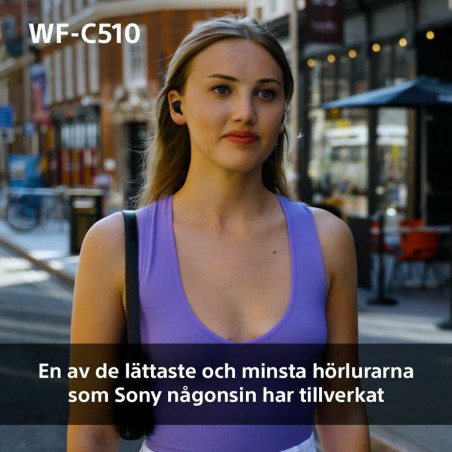 Écouteurs Sans Fil avec Étui de Charge Sony WF-C510 Noir