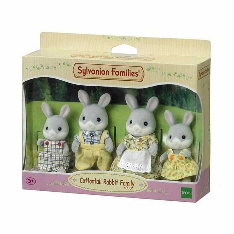Conjunto de Bonecos Sylvanian Families Family Gray Rabbit