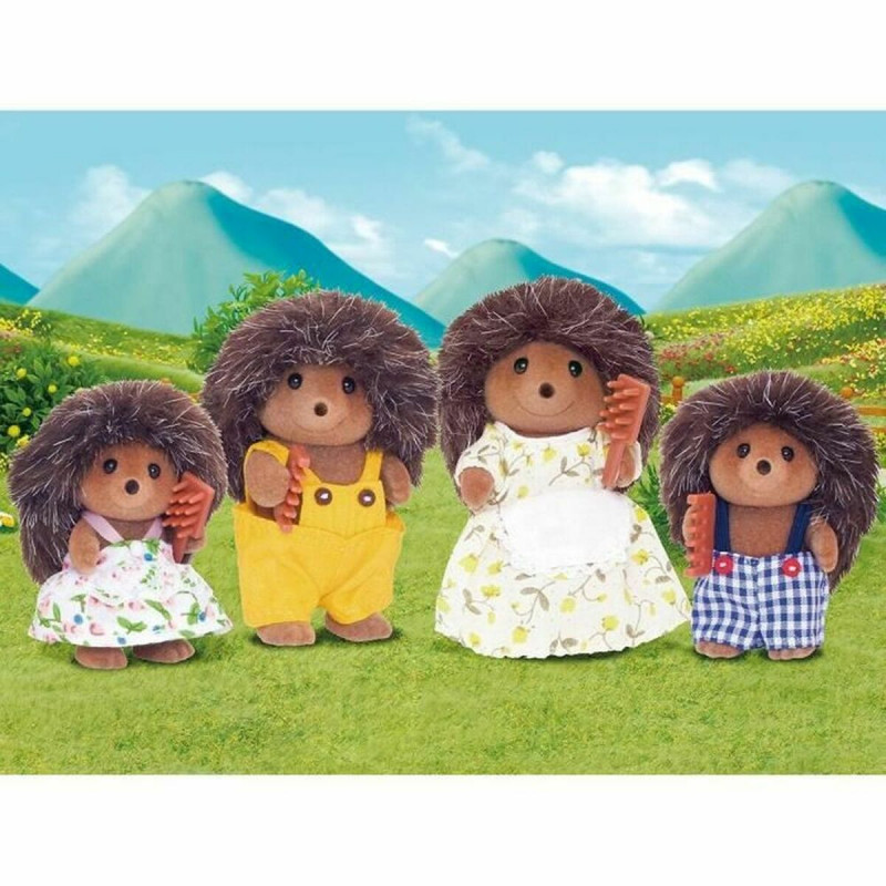 Conjunto de Bonecos   Sylvanian Families 4018 Family Herisson 4 Peças
