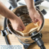 Aspirateur à sec et humide Scheppach 1200 W 20 kPa 25 L
