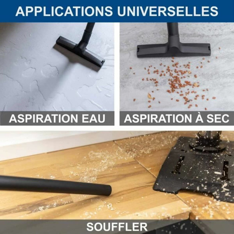 Aspirador em seco e húmido Scheppach 1200 W 20 kPa 25 L