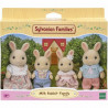 Ensemble de poupées Sylvanian Families 5706 Lapin Famille 4 Pièces