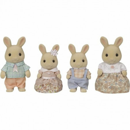 Set of Dolls Sylvanian Families 5706 Rabbit Family 4 Pieces