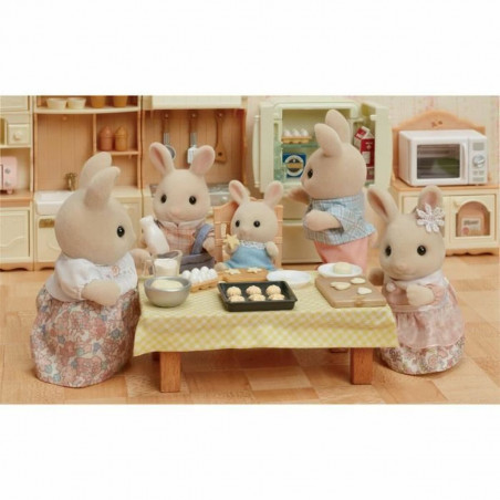 Ensemble de poupées Sylvanian Families 5706 Lapin Famille 4 Pièces