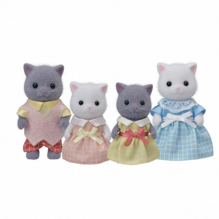 Conjunto de Bonecos   Sylvanian Families 5455 The Persian Cat Family 4 x 4 x 9 cm 4 Peças (4 Unidades)