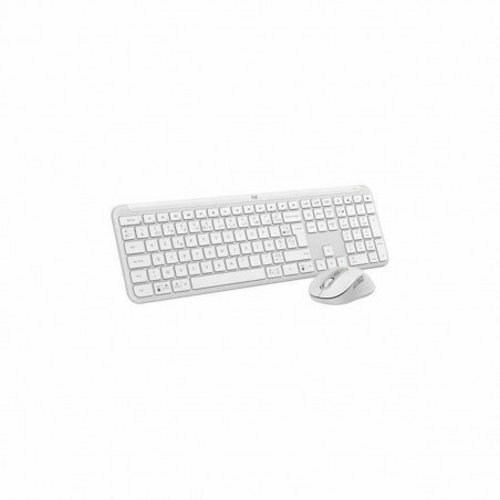 Tastiera e Mouse Logitech Bianco Francese Azerty Francese