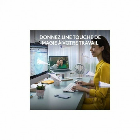 clavier et souris Logitech Blanc Français Azerty Français