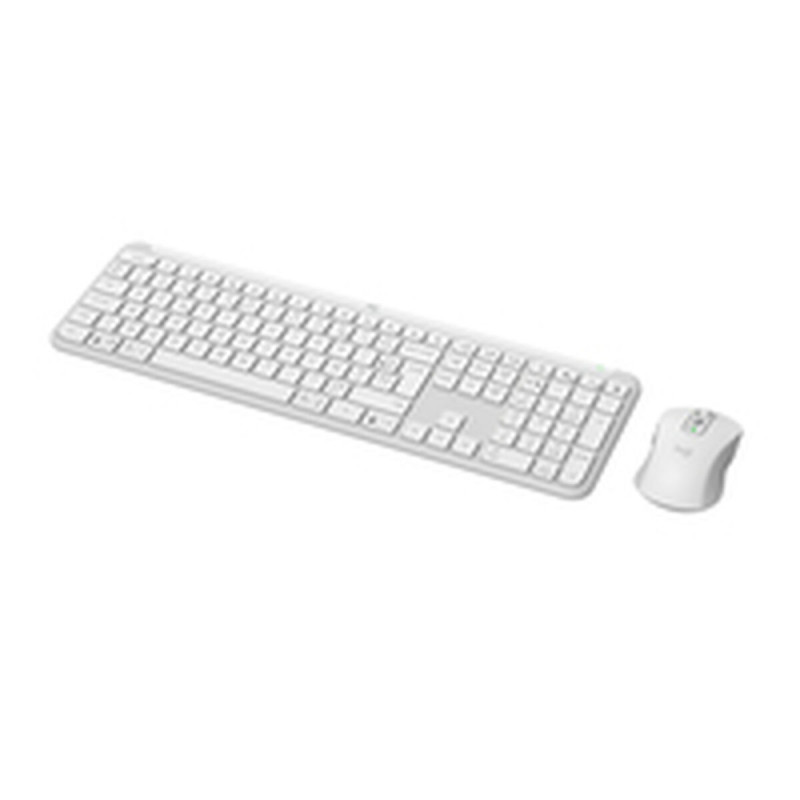 clavier et souris Logitech Blanc Français Azerty Français