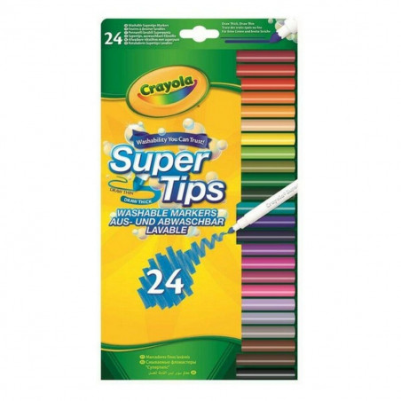 Pennarelli Crayola B01BF6F20K Multicolore Lavabili 24 Pezzi