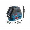 Nível Laser BOSCH GLL 3-50