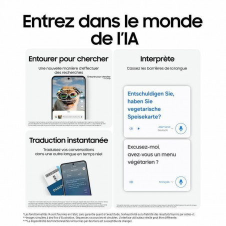 Smartphone Samsung Galaxy S24 FE 5G 6,7" 8 GB RAM 128 GB Grey